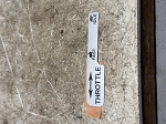 Walker Throttle Control Decal 7819